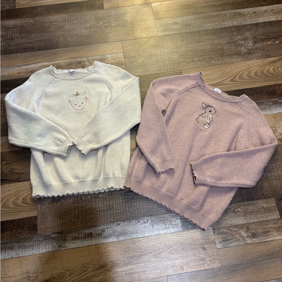 Jamie Kay Other - 10Y - 100% Cotton Jamie Kay Sweaters - Cream and Pink